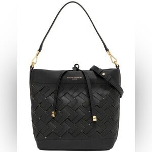 Gianni Chiarini Nur Nero Zip Top crossbody Bag in WHITE